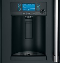 CYE22TP3MD1 Cafe Counter Depth French Door Smart Refrigerator with Hot Water Dispenser - 22.2 cu. ft., 36 Inch Matte Black-3