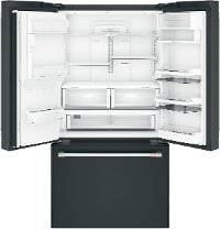 CYE22TP3MD1 Cafe Counter Depth French Door Smart Refrigerator with Hot Water Dispenser - 22.2 cu. ft., 36 Inch Matte Black-4