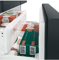 CYE22TP3MD1 Cafe Counter Depth French Door Smart Refrigerator with Hot Water Dispenser - 22.2 cu. ft., 36 Inch Matte Black-7