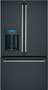 CFE28TP3MD1 Cafe 27.8 cu. ft. French Door Smart Refrigerator with Hot Water Dispenser - 36 Inch Matte Black