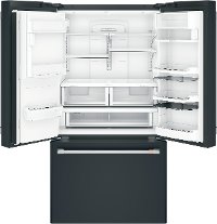 CFE28TP3MD1 Cafe 27.8 cu. ft. French Door Smart Refrigerator with Hot Water Dispenser - 36 Inch Matte Black-3