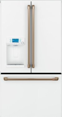 CFE28TP4MW2 Cafe 27.8 cu. ft. French Door Smart Refrigerator with Hot Water Dispenser - 36 Inch Matte White