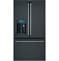 CYE22UP3MD1 Cafe Counter Depth French Door Smart Refrigerator with Keurig Brewing System - 22 cu. ft., 36 Inch Matte Black