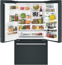CYE22UP3MD1 Cafe Counter Depth French Door Smart Refrigerator with Keurig Brewing System - 22 cu. ft., 36 Inch Matte Black-2