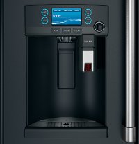 CYE22UP3MD1 Cafe Counter Depth French Door Smart Refrigerator with Keurig Brewing System - 22 cu. ft., 36 Inch Matte Black-3