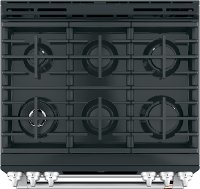 CGS750P3MD1 Cafe 30 Slide-In Gas Double Oven with Convection Range - Matte Black-5