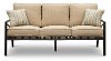 Sand Sunbrella Patio Sofa with Pillows - Davenport