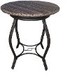 Wicker 28 inch Bistro Table - Oxford