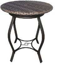 Wicker 28 inch Bistro Table - Oxford