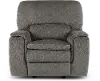 Cyprus Silver Gray Transitional Rocker Recliner