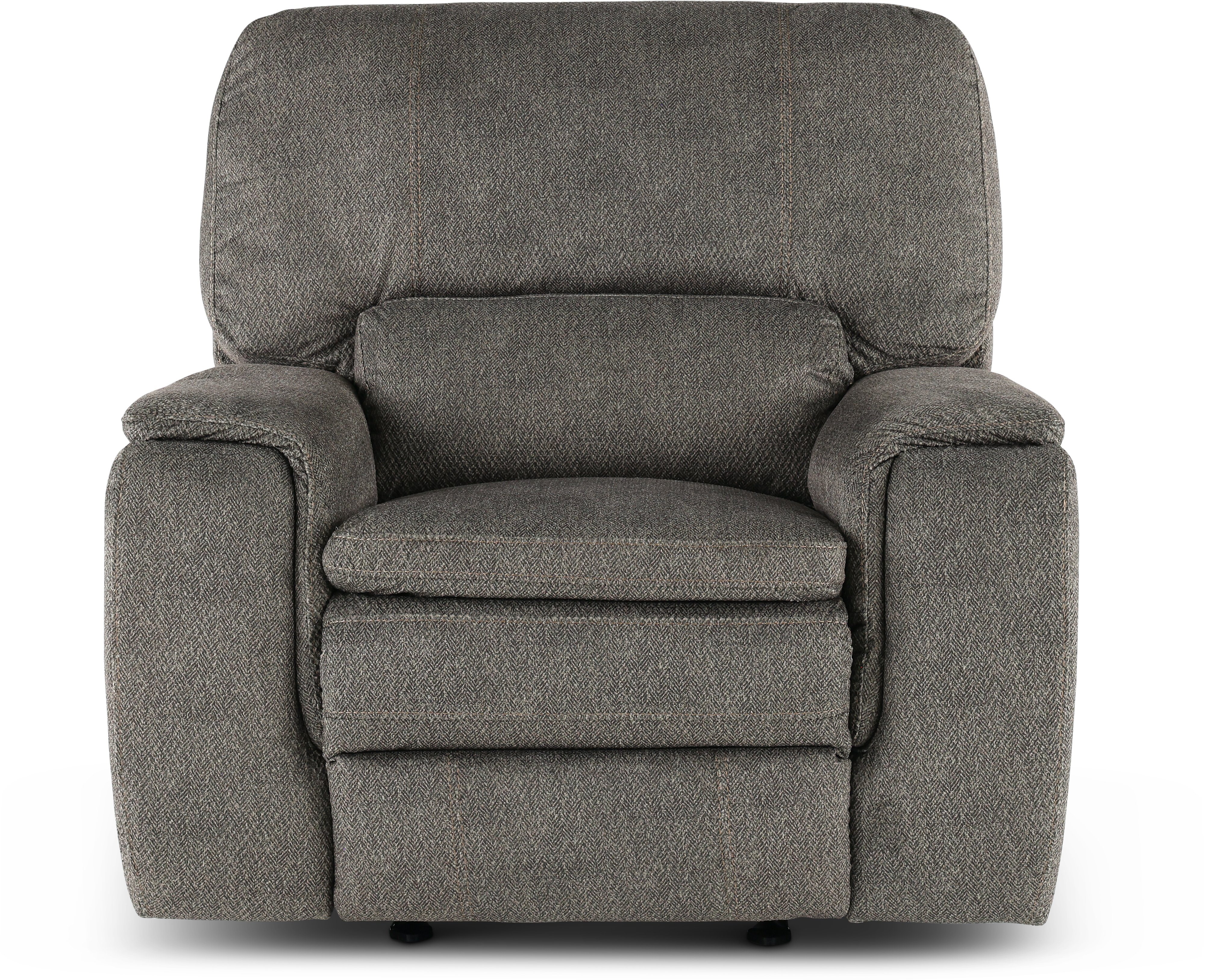 Silver Gray Transitional Rocker Recliner - Cyprus-1
