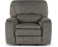 Silver Gray Transitional Rocker Recliner - Cyprus