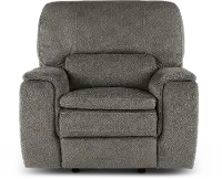 Silver Gray Transitional Rocker Recliner - Cyprus