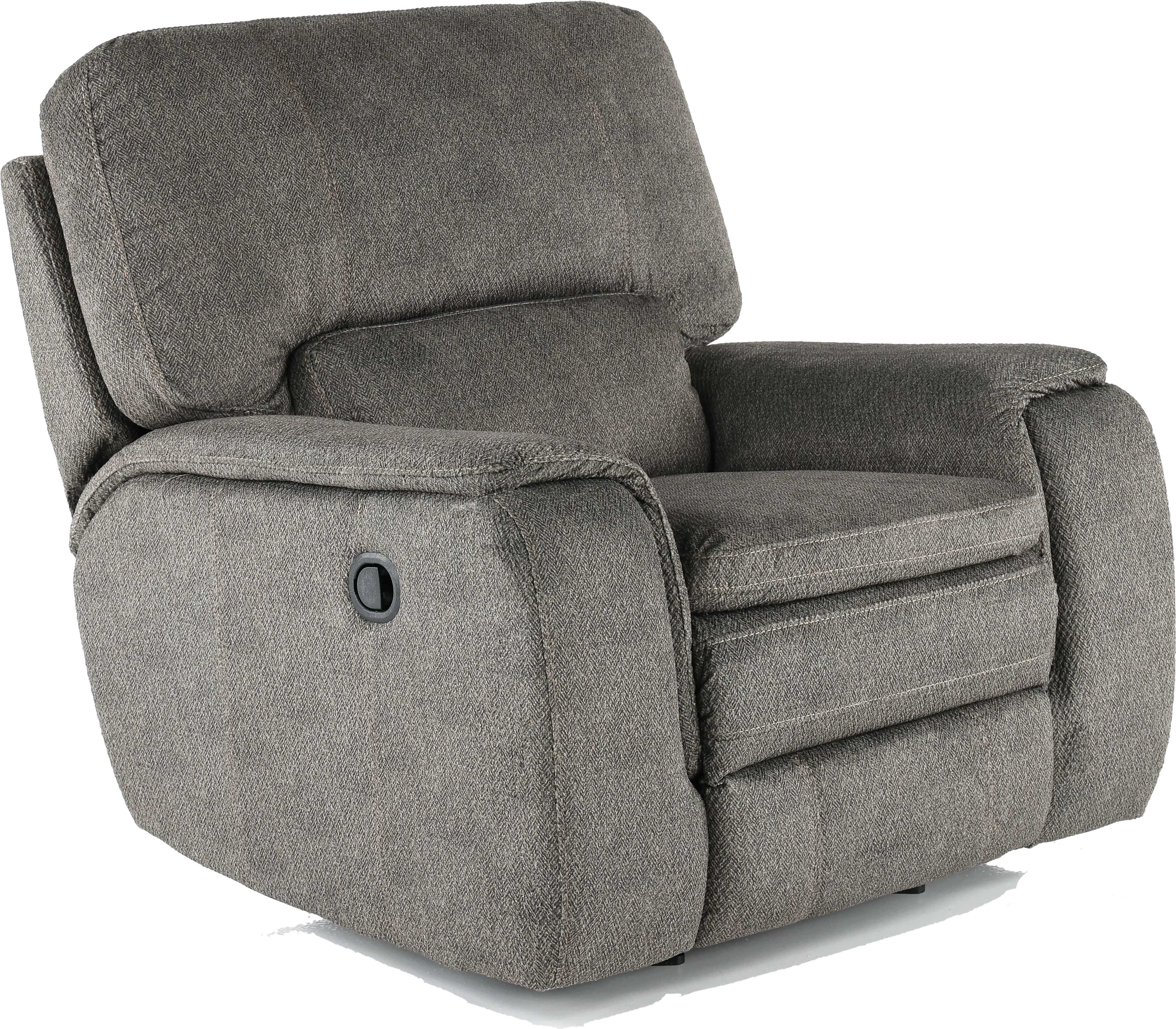 Silver Gray Transitional Rocker Recliner - Cyprus-2