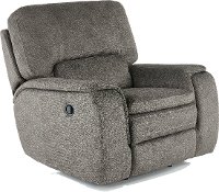 Silver Gray Transitional Rocker Recliner - Cyprus-2