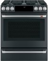 CGS700P3MD1 Cafe 30 Slide-In Gas Range with Convection - Black Matte