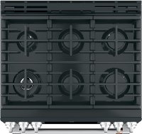CGS700P3MD1 Cafe 30 Slide-In Gas Range with Convection - Black Matte-3