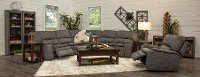 Silver Gray 5 Piece Power Reclining Sectional Sofa - Cyprus-2