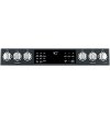 C2S900P3MD1 Café 30 Front Control Dual-Fuel Convection Range - Matte Black-4