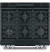 C2S900P3MD1 Café 30 Front Control Dual-Fuel Convection Range - Matte Black-7