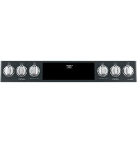 C2S900P3MD1 Cafe 30 Front Control Dual-Fuel Convection Range - Matte Black-5