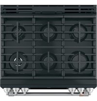 C2S900P3MD1 Cafe 30 Front Control Dual-Fuel Convection Range - Matte Black-7