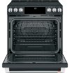 CES700P3M3D1 Café Front Control Radiant and Convection Range with Warming Drawer - Matte Black-3