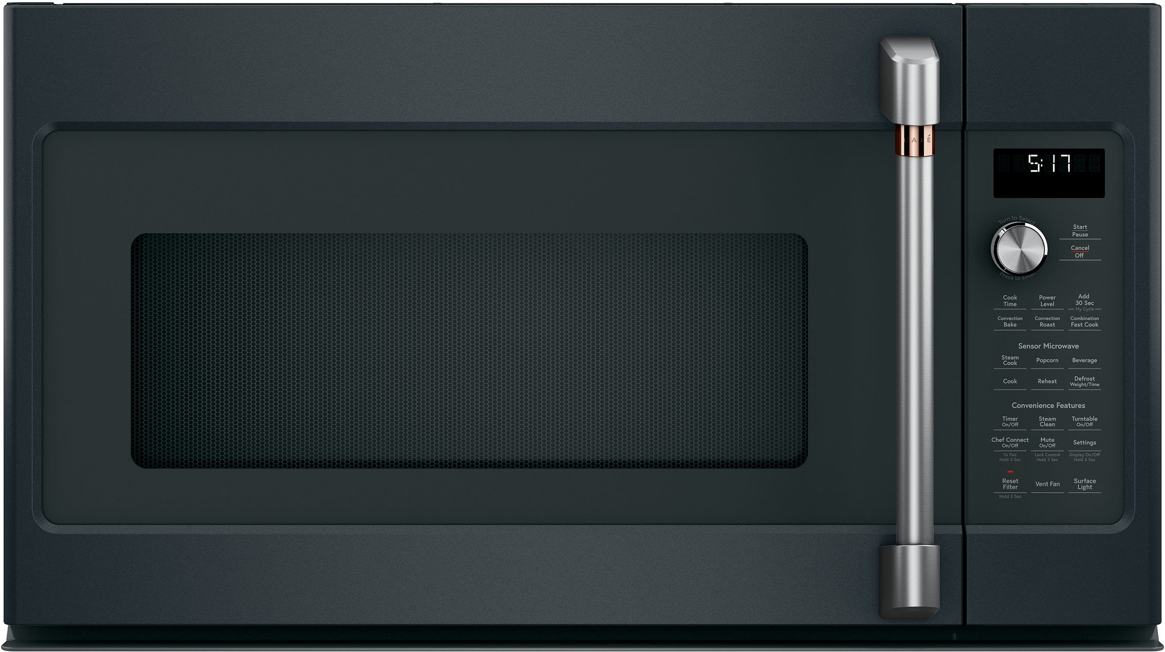 CVM517P3MD1 Cafe Over the Range Microwave Oven - Matte Black-1