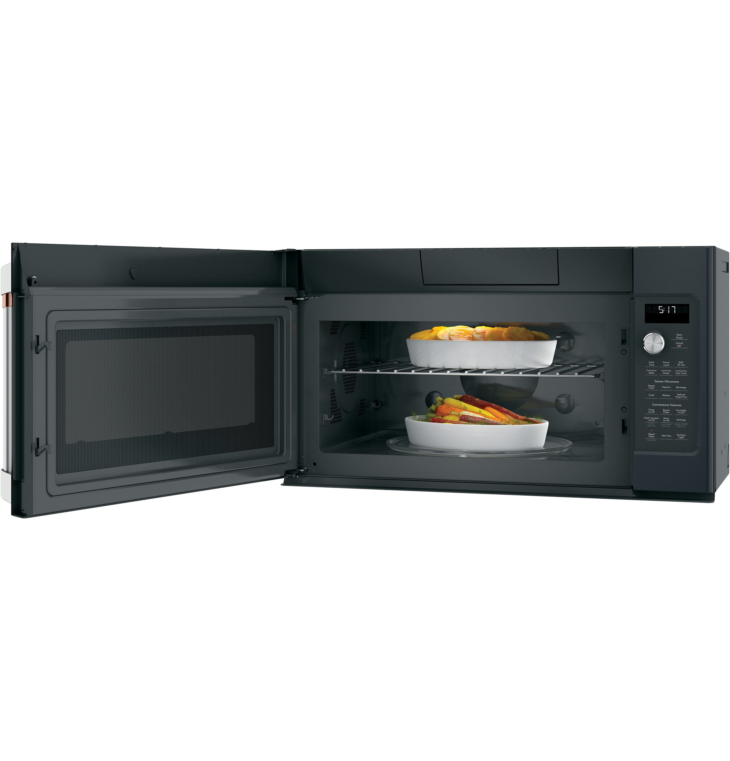 CVM517P3MD1 Cafe Over the Range Microwave Oven - Matte Black-3