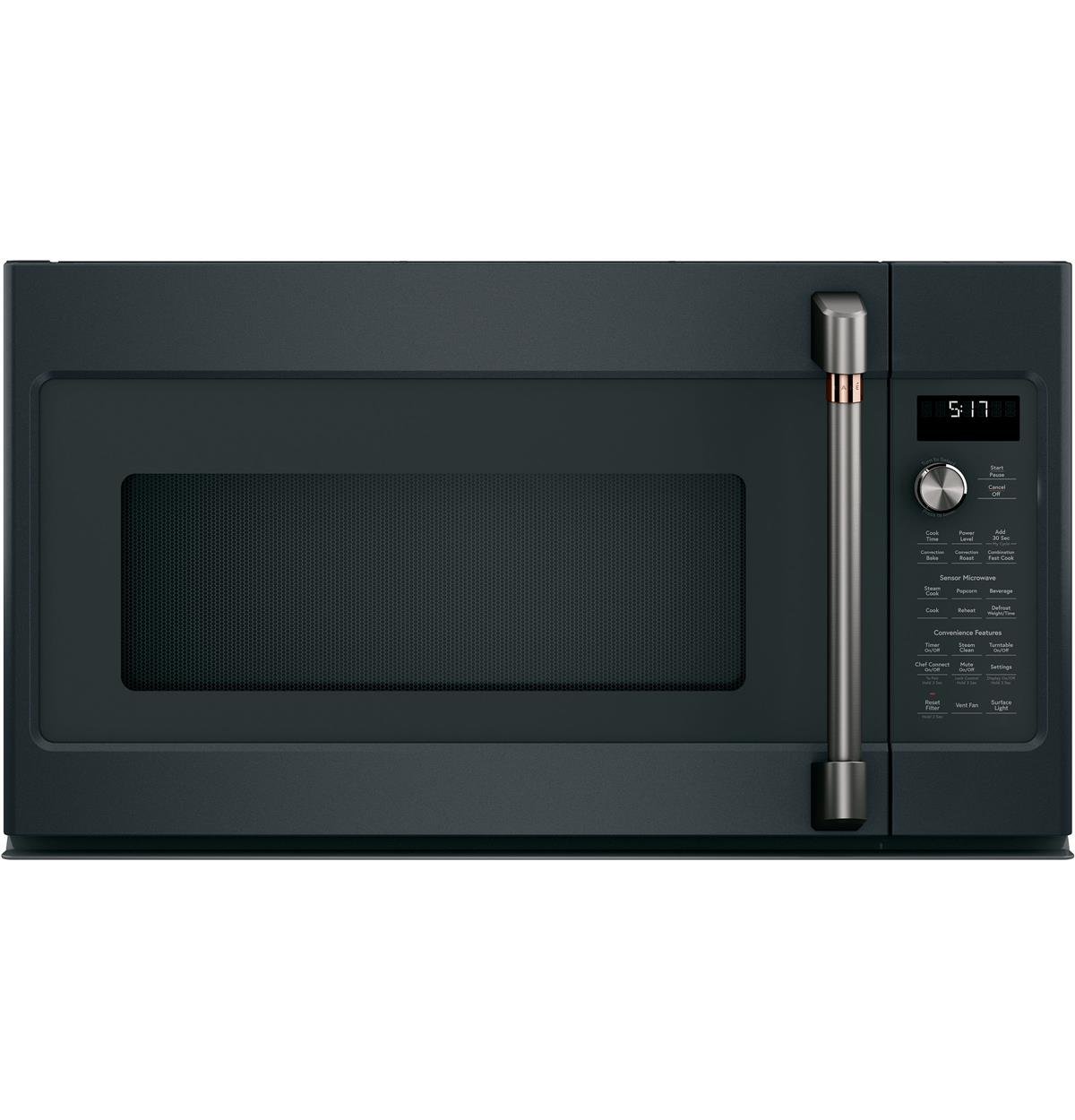 CVM517P3MD1 Cafe Over the Range Microwave Oven - Matte Black-4