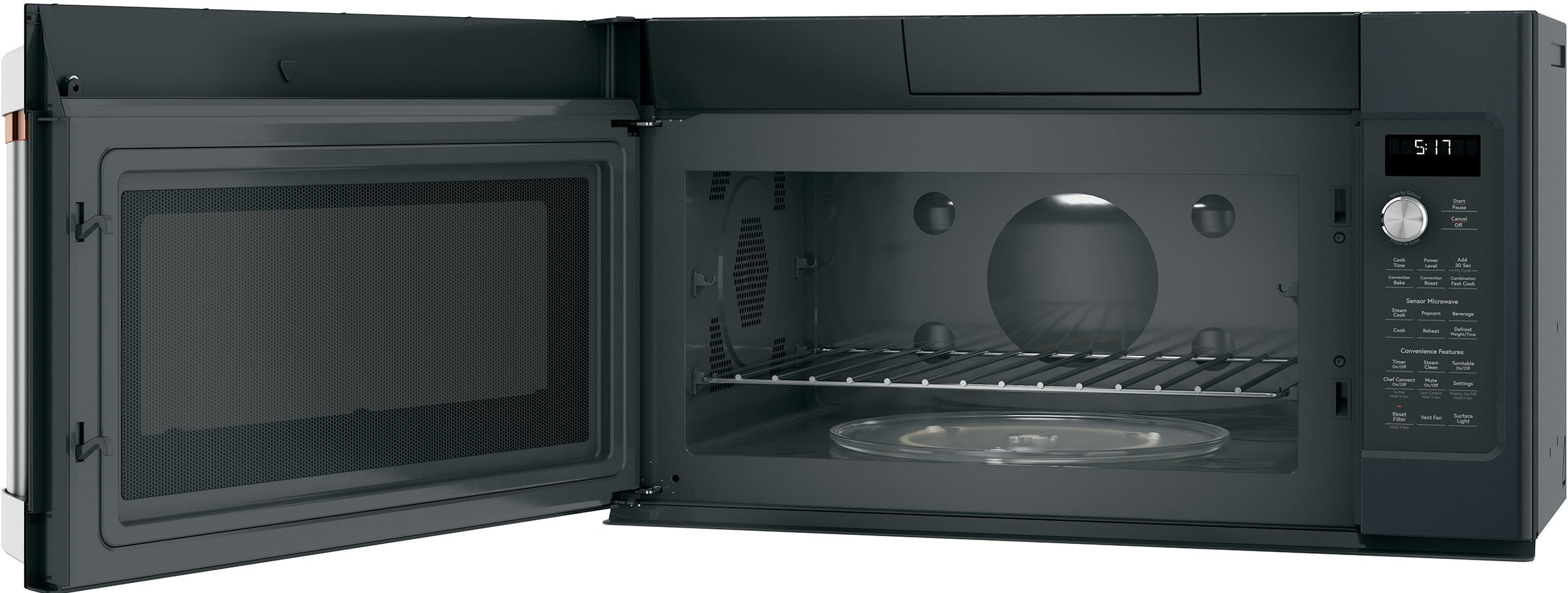 CVM517P3MD1 Cafe Over the Range Microwave Oven - Matte Black-5