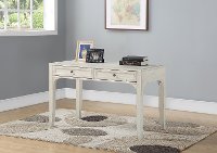 Antique White 48 Inch Writing Desk - Hilton-2