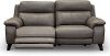 Elephant Gray Leather-Match Power Reclining Loveseat - Venice-2