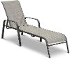 Charcoal Gary Patio Chaise Lounge - Mayfield