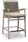 Washed White Patio Bar Stool - Lake House