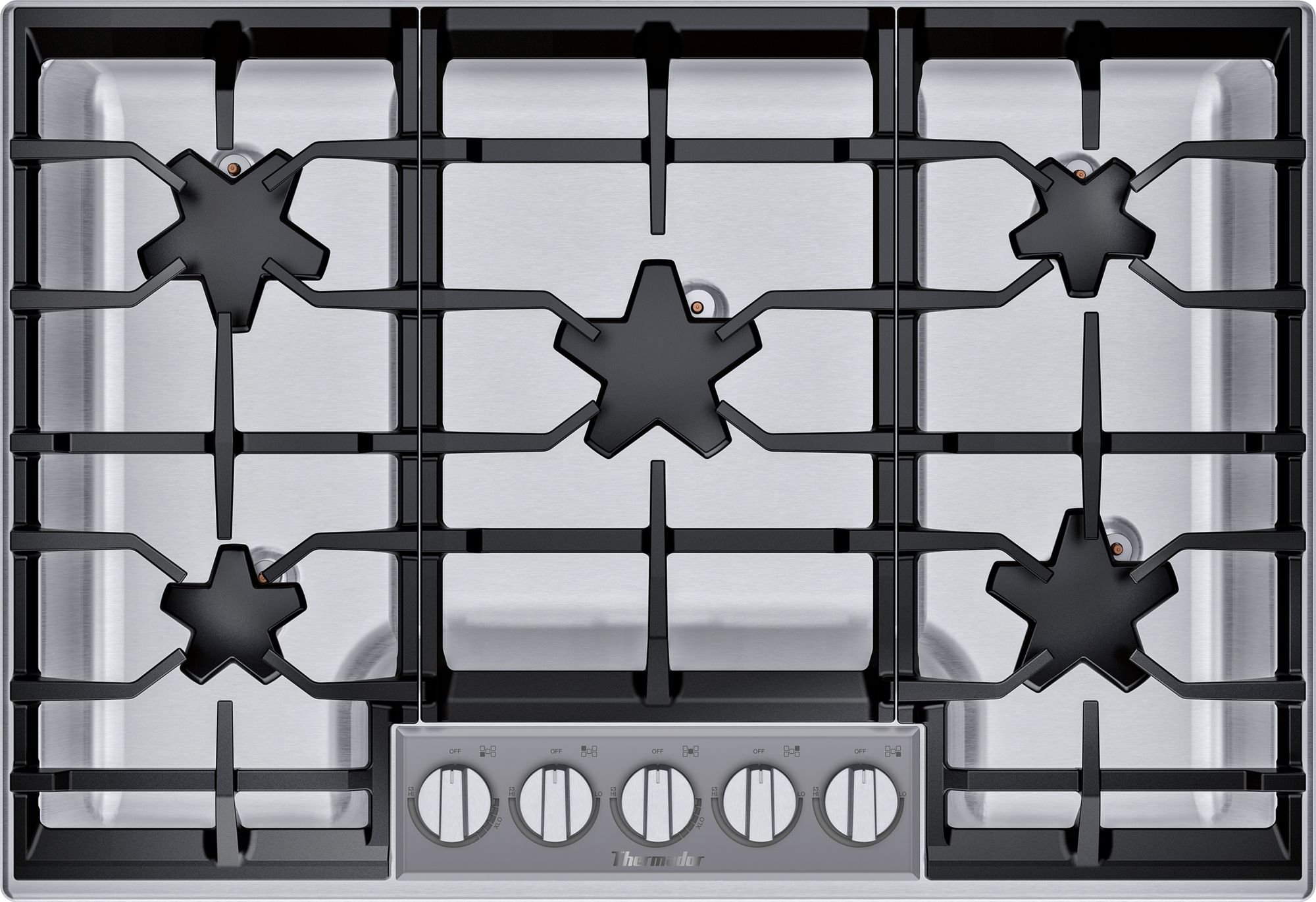 SGSXP305TS Thermador Masterpiece 30 Inch Gas Cooktop - Stainless Steel-1