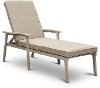 White Washed Patio Chaise Lounge Chair - Lake House