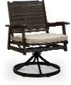 Woven Swivel Patio Chair - Glenwood