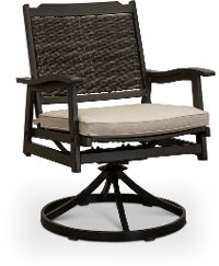 Woven Swivel Patio Chair - Glenwood