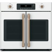 CTS90FP4MW2 Cafe 30 Inch Smart French Door Single Wall Oven - 5.0 cu. ft. Matte White-2