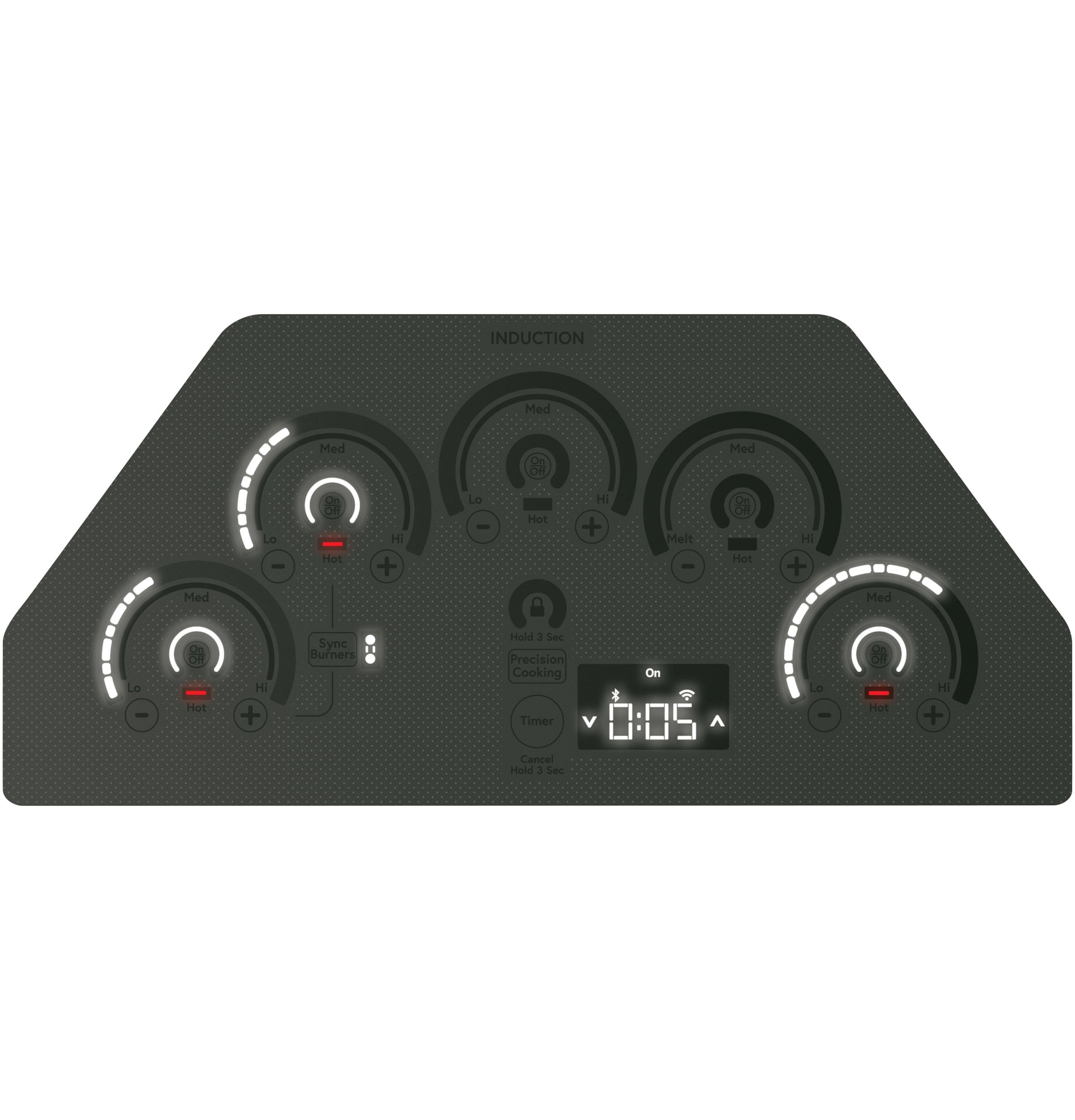CHP95362MSS Cafe 36 inch Induction Cooktop - Black-2