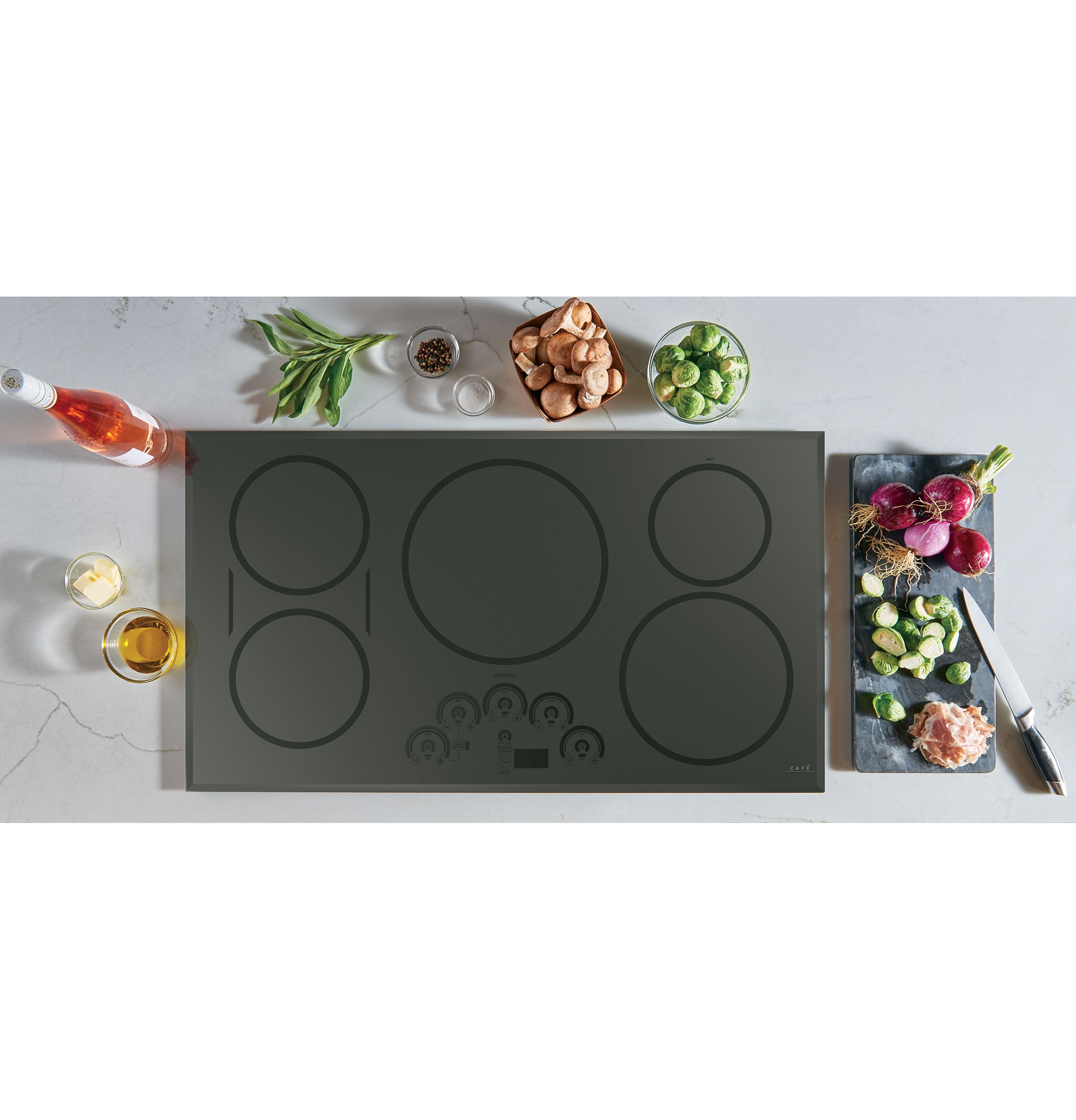 CHP95362MSS Cafe 36 inch Induction Cooktop - Black-3