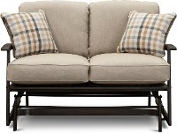 Ash Patio Loveseat Glider - Glenwood