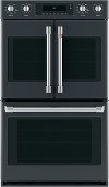 CTD90FP3MD1 Cafe 30 Inch Smart Convection Double Wall Oven with French Door - 10.0 cu. ft. Matte Black