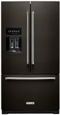KRFF507HBS KitchenAid 26.8 cu ft French Door Refrigerator - Black Stainless Steel