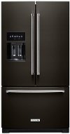 KRFF507HBS KitchenAid 26.8 cu. ft. French Door Refrigerator - 36 Inch Black Stainless Steel