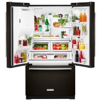 KRFF507HBS KitchenAid 26.8 cu. ft. French Door Refrigerator - 36 Inch Black Stainless Steel-2