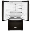 KRFF507HBS KitchenAid 26.8 cu. ft. French Door Refrigerator - 36 Inch Black Stainless Steel-3