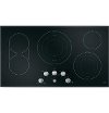 CEP70362MS1 Cafe 36 Built-In Knob Control Electric Cooktop - Black
