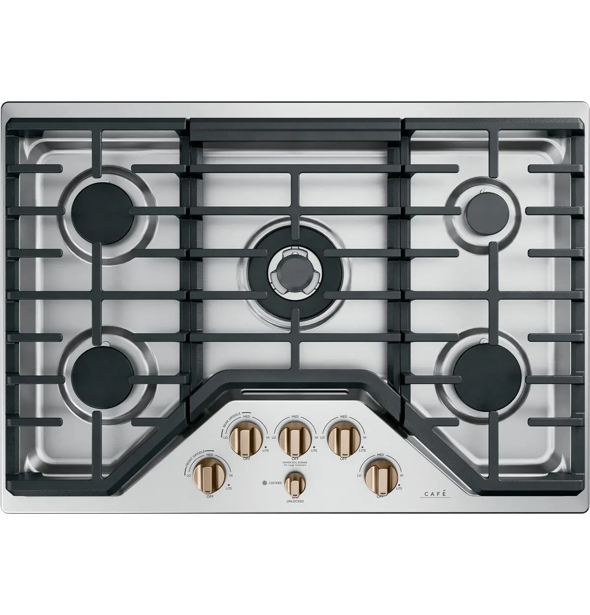 CGP95303MS2 Cafe 30 Built-In Gas Cooktop-2